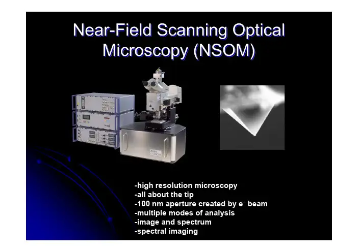 Near-Field Scanning Optical Microscopy (NSOM)