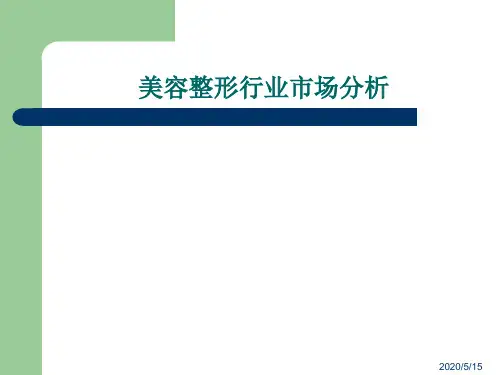 美容整形行业市场分析_PPT课件