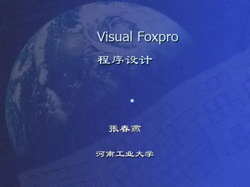 visualfoxpro程序设计
