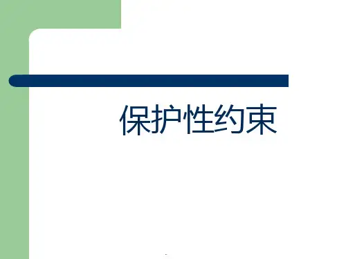 保护性约束