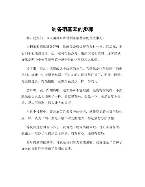 制备硝基苯的步骤