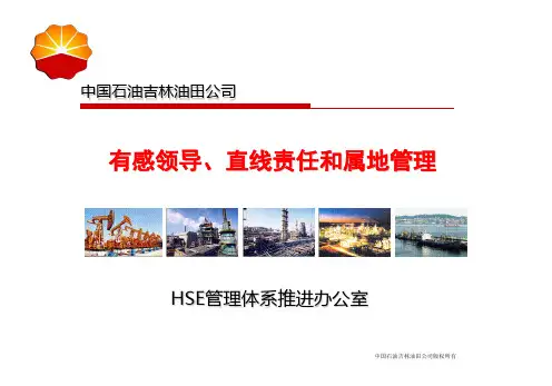 有感领导直线责任和属地管理