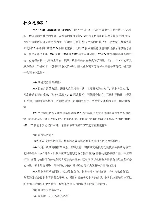 什么是NGN