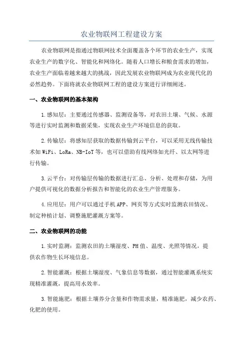 农业物联网工程建设方案