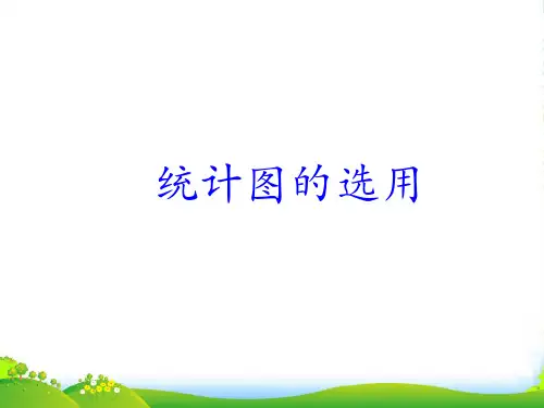 苏科版八年级数学下册第七章《 统计图的选用》优课件