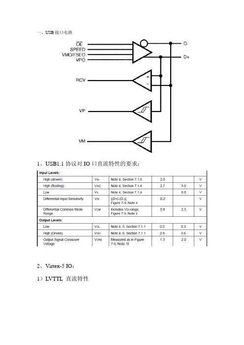 USB接口内部结构_IC