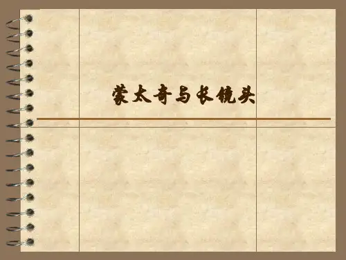蒙太奇与长镜头