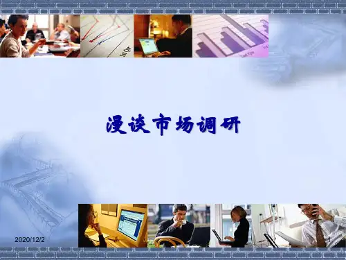 漫谈市场调研ppt58page(1)