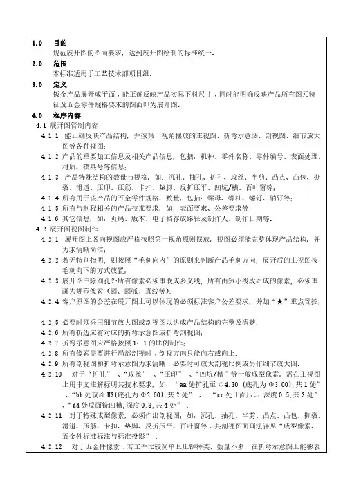 【VIP专享】展开图画法标准