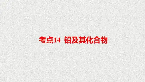 《铅及其化合物》课件