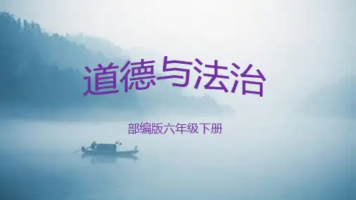 部编版六年级下册道德与法治5.应对自然灾害第二课时课件