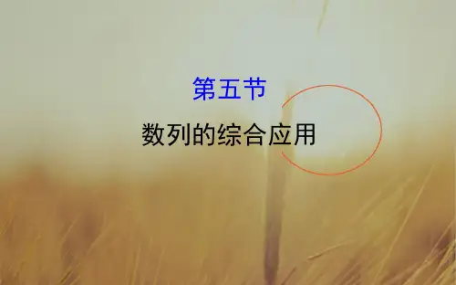 2018届高考数学理科全国通用一轮总复习课件：第五章 数列 5-5 精品