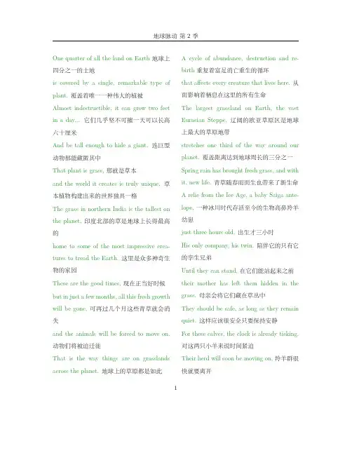地球脉动(Planet Earth)第2季第5集