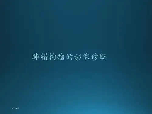 肺错构瘤的影像诊断