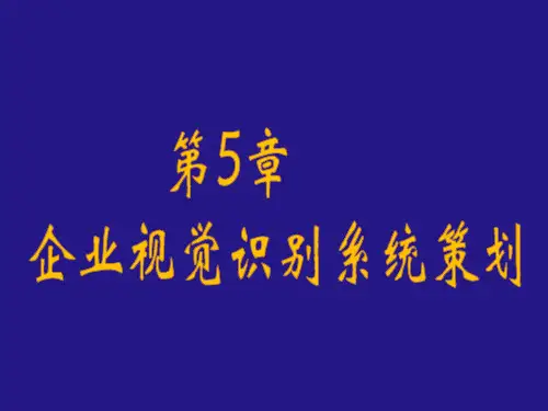 第5章_企业视觉识别系统策划