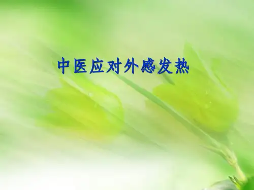中医应对发热ppt课件