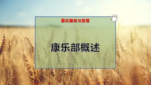 康乐部概述