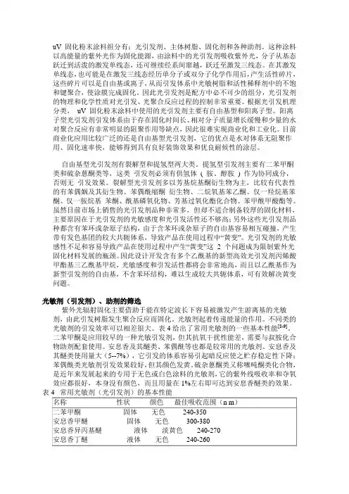 光引发剂