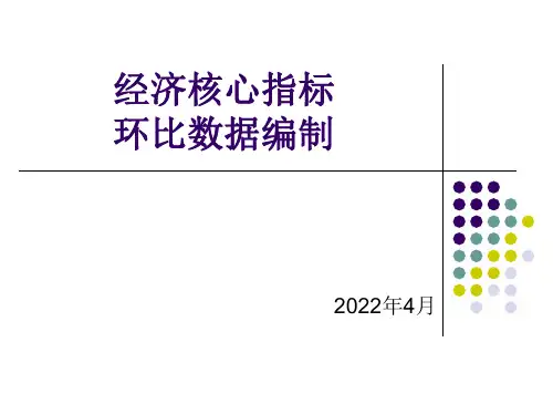 经济核心指标环比数据编制