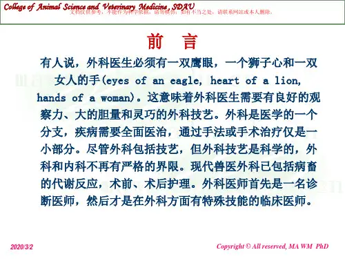 外科手术概述培训课件