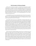 托福阅读TPO27-2 The Formation of Volcanic Islands