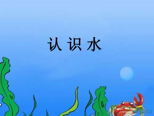 二年级下册科学课件-3.3认识水2  人教版