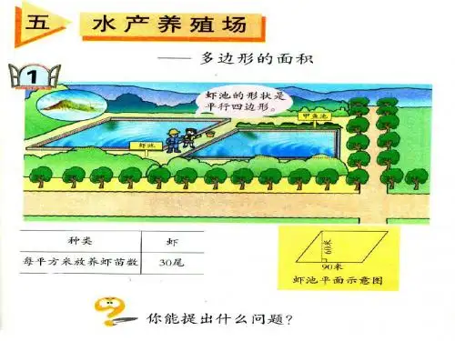 青岛版五上数学平行四边形的面积教学课件