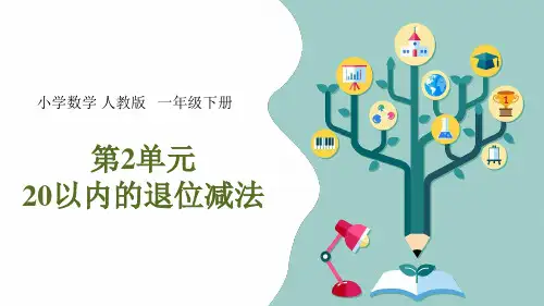20以内的退位减法 单元知识归纳(含思维导图)课件 小学数学人教版一年级下册