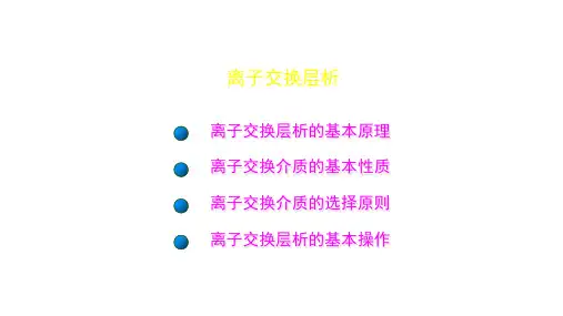 离子交换层析