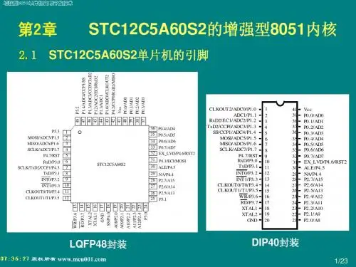 第2章 STC12C5A60S2的增强型8051内核