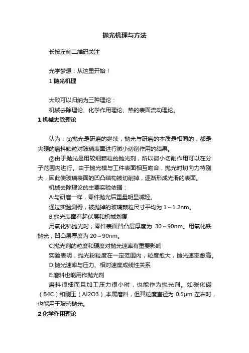 抛光机理与方法