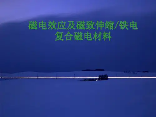 磁电效应及磁致伸缩铁电复合磁电材料