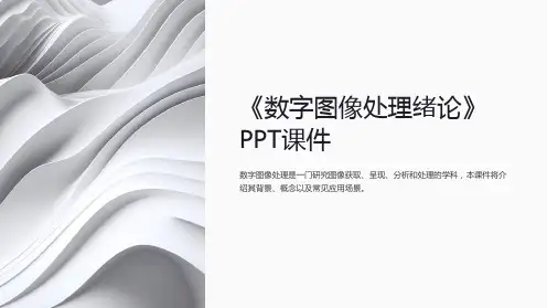 《数字图像处理绪论》课件