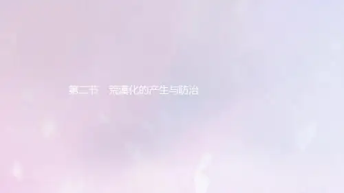 高中地理第三章生态环境问题与生态环境保护第二节荒漠化的产生与防治课件中图版选修6