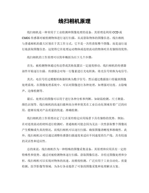 线扫相机原理