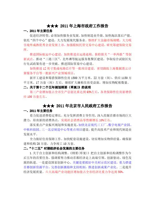 2011年地方政府报告