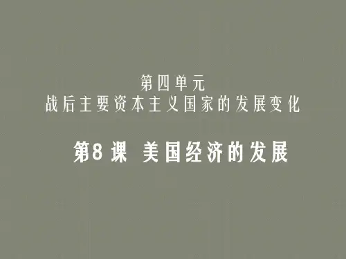 人教版九年级历史下册课件第四单元全套