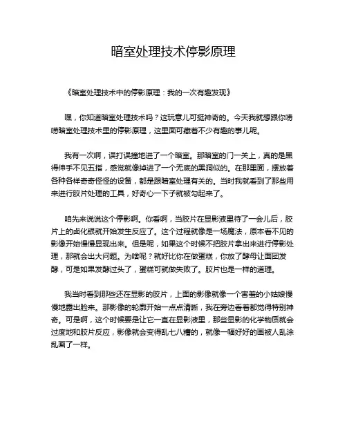 暗室处理技术停影原理