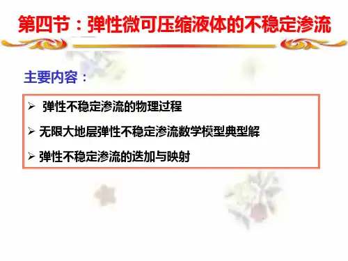 第二章 (4) 弹性不稳定渗流