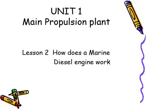轮机英语LESSON 2