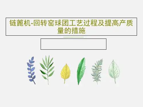 链篦机-回转窑球团工艺过程及提高产质量的措施共40页文档