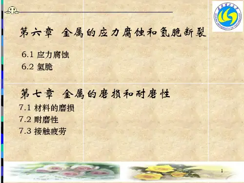 第06-7章 金属的应力腐蚀和氢脆断裂li22p