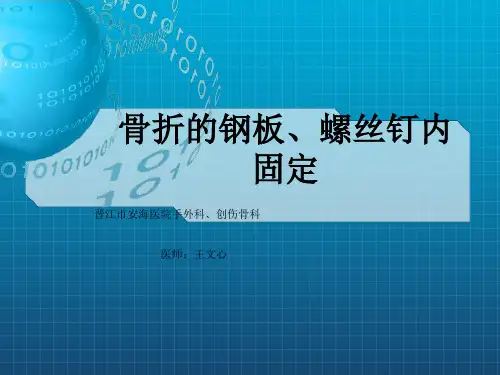 《骨折的内固定》PPT课件