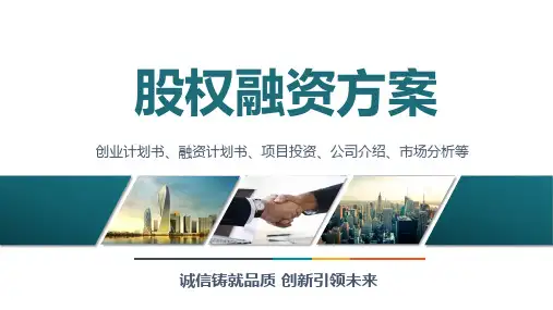 股权融资方案 ppt