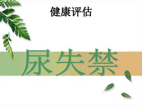 尿失禁ppt课件