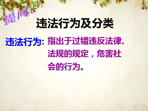职业生涯规划之避免误入犯罪歧途(PPT 58页)