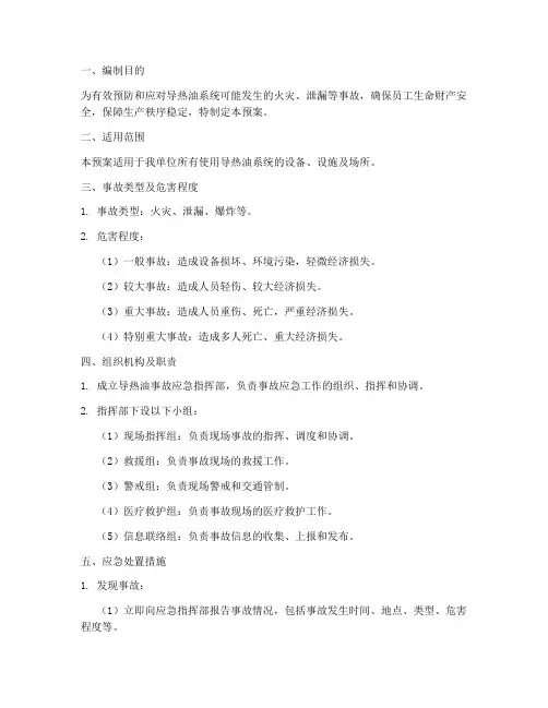 导热油应急预案