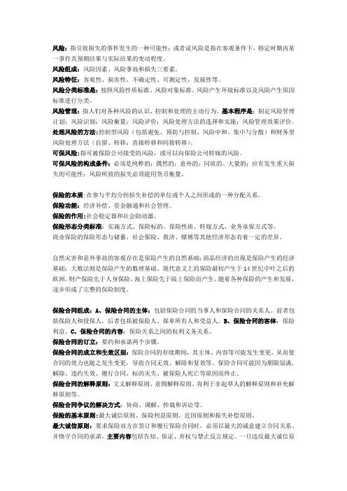 保险资料