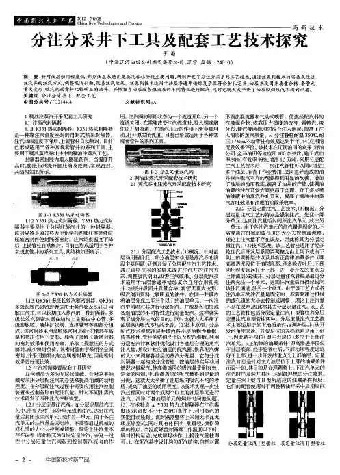 分注分采井下工具及配套工艺技术探究