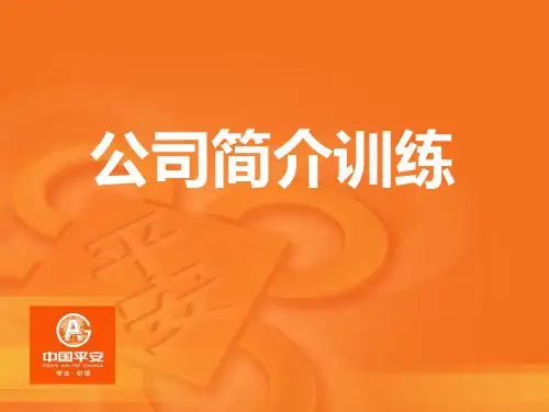 平安保险公司产品说明会